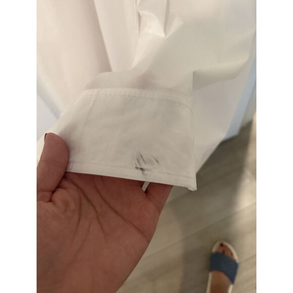 SIMKHAI Jazz Core Cotton Poplin Pintuck Midi-Dress - Picture 12 of 12